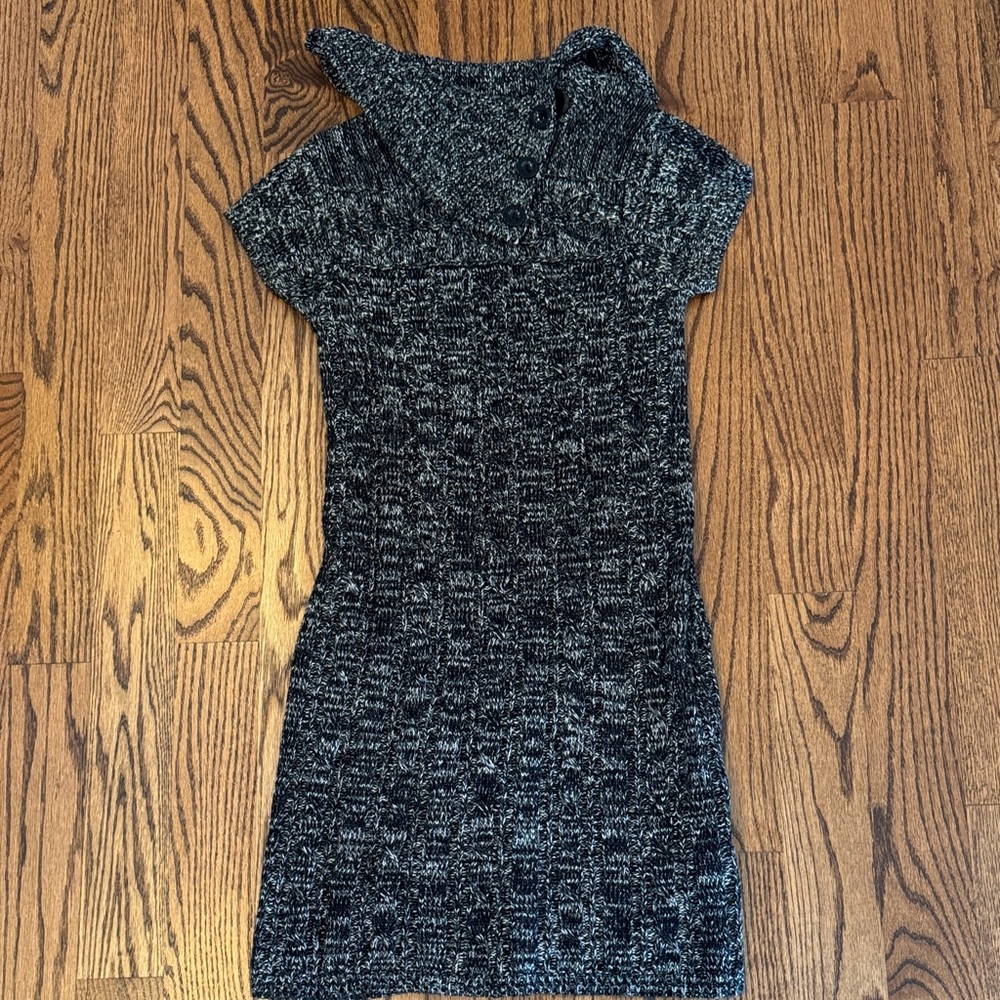 Black and Gray Dress